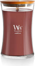 WoodWick Large Cinnamon Chai Hourglass Candle - Premium Soy Blend Wax with Pluswick Innovation, Made in USA