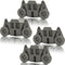 UPGRADED W10195416 Dishwasher Wheels Lower Rack (4 Pack) for Whirlpool Maytag Kenmore Kitchenaid