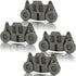 UPGRADED W10195416 Dishwasher Wheels Lower Rack (4 Pack) for Whirlpool Maytag Kenmore Kitchenaid
