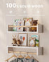 G&W Gruwald Set 3, Nursery Book Shelves, of Wall Bookshelf, Book Shelf for Kids Rooms, Wall Book Shelves for Bedroom