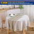 30 Inch Round Clear Plastic Tablecloths Cover Furniture Dining Kitchen Coffee Table Protector Liner Thick Protective