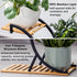 4-Tier Bamboo Plant Stand Rack Multiple Flower Pot Holder Shelf Indoor Outdoor Planter Display Shelving Unit for Patio