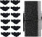 Whalen Post Insert Corner Connector for Shelving, Costco (12 Units), Black