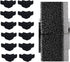 Whalen Post Insert Corner Connector for Shelving, Costco (12 Units), Black
