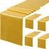 5 Pack Satin Table Runners 12 x 108 inches Long Silk and Smooth Fabric Gold Table Runner for Party, Wedding, Banquet,