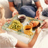 Chic Serving Tray with Golden and Green Leaf Design for Home