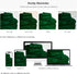 COZYART Set 6 100% 650GSM Sets 2 2 2 Formal Green Bath Towel Piece, Luxury Turkish Cotton Hotel Quality, Soft