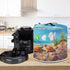 Sea Turtle Air Fryer Dust Cover, Beach Cover with Top Handle and Storage Pockets for Kitchen Appliances