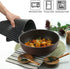 LogHog Large Silicone Trivet Mats Set of 2 - Heat Resistant Pot Holder for Hot Dishes/Pans, 9"x12" Non Slip Flexible