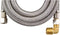 Certified Appliance Accessories 6 Feet Dishwasher Hose with 90 Degree MIP Elbow, Premium Braided Stainless Steel, PVC