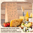 MotiMind 30 Count 10.6 6 Inches Cheese Storage Bags for Refrigerator x Cheese Paper Bags, Sandwiches, Wrapping