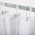 Colorful Donuts Shower Curtain Sets with Hooks, Pink Chocolate Lemon Blue Mint Glaze on White, Waterproof Bathroom Decor
