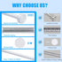 TEECK Adjustable Spring Tension Shower Curtain Rod, 27-76 inch, Never Rust Anti-Slip for Bathroom, Easy to Use, White