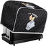 Cartoon Toaster Pattern Toaster Dust Cover Kitchen Oven Cover with Top Handle, Portable & Foldable Bread Toaster Cover