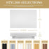 Counter EOSAHR Decorative Pedestal Stand for Home Decor Farmhouse Bathroom Organizer & Soap Holder for Bathroom Sink
