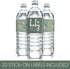 20 Count DISTINCTIVS Green Its a Boy Baby Shower Water Bottle Labels, Baby Shower Waterproof Stickers for Water Bottle