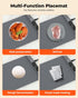 3-Level Electric Warming Mat for Food - Full Surface Fast Heating Silicone Tray with Temperature, Auto-Off, Raised Feet