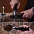 53mm Calibrated Espresso Tamper, Professional Coffee Tamper with Spring Loaded Anodized Aluminum Handle, Stainless