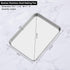 Baking Sheets Set of 2, Bastwe Stainless Steel Cookie Sheet Pan Tray, Size 10 x 8 x 1 inch, Non Toxic & Easy Clean,