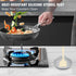 Silicone Spoon Rest for Kitchen Counter, Heat-Resistant Spoon Holder, BPA-Free, Large Utensil Rest for Cooking