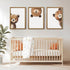 Lwoztra 12x16x3 Inch Bear Nursery Wall Art Decor Kids Canvas Poster Baby Boy Nursery Wall Decor Woodland Animal