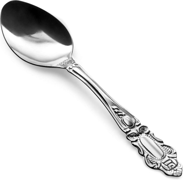 DecorRack 12 Pieces Stainless Steel Teaspoons, 5.5 inches, Food Grade Flatware for Home & Restaurant