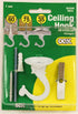 OOK 50330 Jumbo Swag Hook with Hardware, White, 6 Count