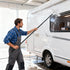 17'' 60'' 12'' (60'' - Metal Squeegee with Extension Pole for Window,Glass Door,Mirror, Wide Telescopic Shower Squeegee