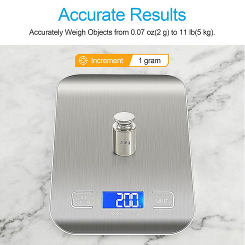 Digital Food Scale, Kitchen Scale, Gram Scale, Weight Scale, Coffee Scale, Digital Kitchen Small Appliances