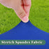 4 Pack 48 48 Inches Square Fitted Tablecloth for x Card Tables Waterproof Stretch Washable Folding Indoor and Outdoor