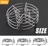 Alele 7-Inch Stainless Steel Steam Rack Trivet for Electric Pressure Cooker, 3-Pack