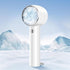 Handheld Portable Turbo Fan with Cold Compress, 2 in 1 High-Speed Mini Travel Fan, 4200mAh Rechargeable Battery
