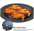 Portable Gas Stove Iron Baking Pan, Korean BBQ Grill, Non Stick Grill Pan, Carbon Steel Cake Pan
