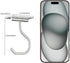 Counter, 1 Pack bussdis Banana Hook Under Cabinet Silver - Adhesive Banana Hanger Under Metal Banana Holder Stand