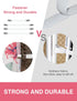 Extra Thick Ironing Board Cover and Pad, 15x54 Reflective Silicone Cover with Elastic Edges and 4 Fasteners