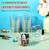 Tioncy 16 Pcs Clear Drawer Organizers - Stackable Small Makeup Storage Bins for Office, Bathroom, Kitchen