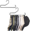 Mkono Hat Organizer for Baseball Caps, Set of 2 Metal Hat Rack for Closet, Holds 20 Caps, Black Storage