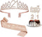 21st Birthday Decorations for Her, Sash and Tiara, Cake Topper, Candles, Gifts for 21 Year Old
