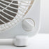 Comfort Zone 9 Inch Box Fan, Portable Electric Quiet, 3 Speed, Small Desk Fan, Ideal for Home, Bedroom, Dorm, & Office