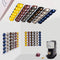 Nespresso Pods Holder, k-Cup Organizer Storage for Coffee Bar Accessories, Wall Mount Under Cabinet Coffee Maker