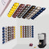 Nespresso Pods Holder, k-Cup Organizer Storage for Coffee Bar Accessories, Wall Mount Under Cabinet Coffee Maker
