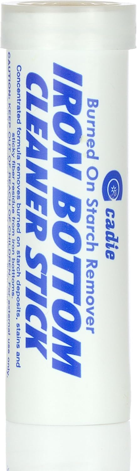 Steam Iron Cleaner Stick - Iron Reactor Cleaner Removes Build-Up Starch, Melted Fabric, Glue from Hot Iron (1 Pack)