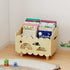 BPMFDTNL Wood Kids Bookshelf, Montessori Bookshelf, With 2 Adjustable Dividers, Suitable Kids Rooms,