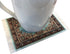Carpet Coasters, Set of 4, Turkish Rug Style Table Drink Mats, Absorbent Kitchen and Dining Accessories