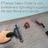 Carpet Seam Roller for Seaming Loop Pile Carpets, Star Wheel Rollers Improve Hot-Melt Tape Adhesive Transfer into Carpet