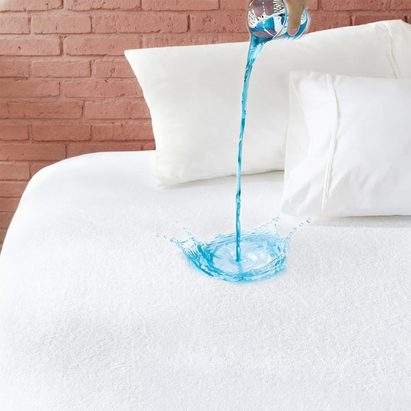 Queen Mattress Protector Waterproof- Washable Mattress Cover Queen Size Fitted Bed Pad