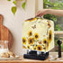 Lightweight Sunflower Butterfly Coffee Maker Cover with Top Handle, Dust Cover for Home Office to Keep Clean