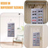 Sunglasses Organizer Storage, 16 Slots Wall Pocket Display, Dust-Proof Eyewear Hanging on Door