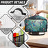 Hummingbird Crock Pot Cover, Floral Slow Cooker Dust Cover with Storage Pockets, Machine Washable