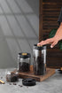 LOEZ Coffee Bean Storage Container, Airtight Borosilicate Glass Canister for Ground Coffee, Tea, Beans, Spices